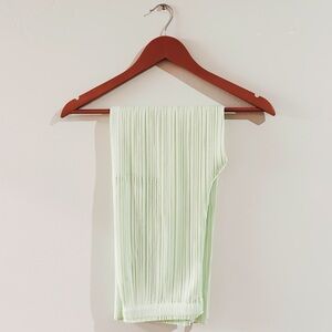 nordstrom | pleats please by issey miyake pleated pants in pastel green ↷